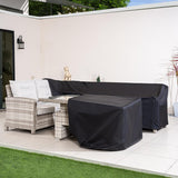 Waterproof Outdoor Furniture Cover Set RC-2021 – L-Shaped Sofa & Table, Heavy Duty, All-Season Protection