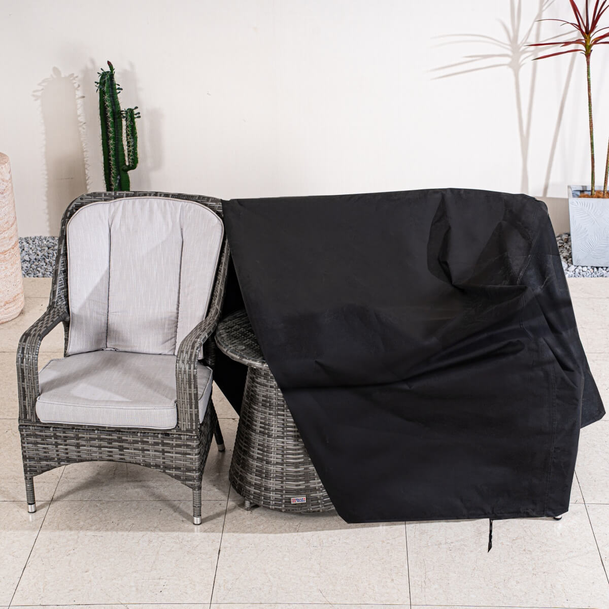 Waterproof Bistro Furniture Cover - Heavy Duty, All-Season Protection