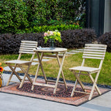 Outdoor Dining Set – Round Table with Chairs for Garden, Patio or Balcony