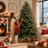 Lush Full Green Artificial Christmas Tree - Realistic Xmas Tree for Festive Home Decoration, 7ft/8ft/9ft