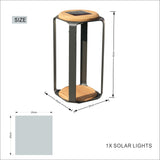 Large Solar LED Outdoor Light - 20x20x4.2cm