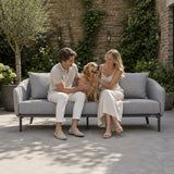 VELORA Aluminium Outdoor 3-Seater Sofa