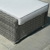 Outdoor Wicker Chaise Lounge (PAL-1128-GR)