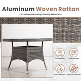 Ravenna 4-Seat Outdoor Dining Set - Round Dining Table (PAD-1709+010)