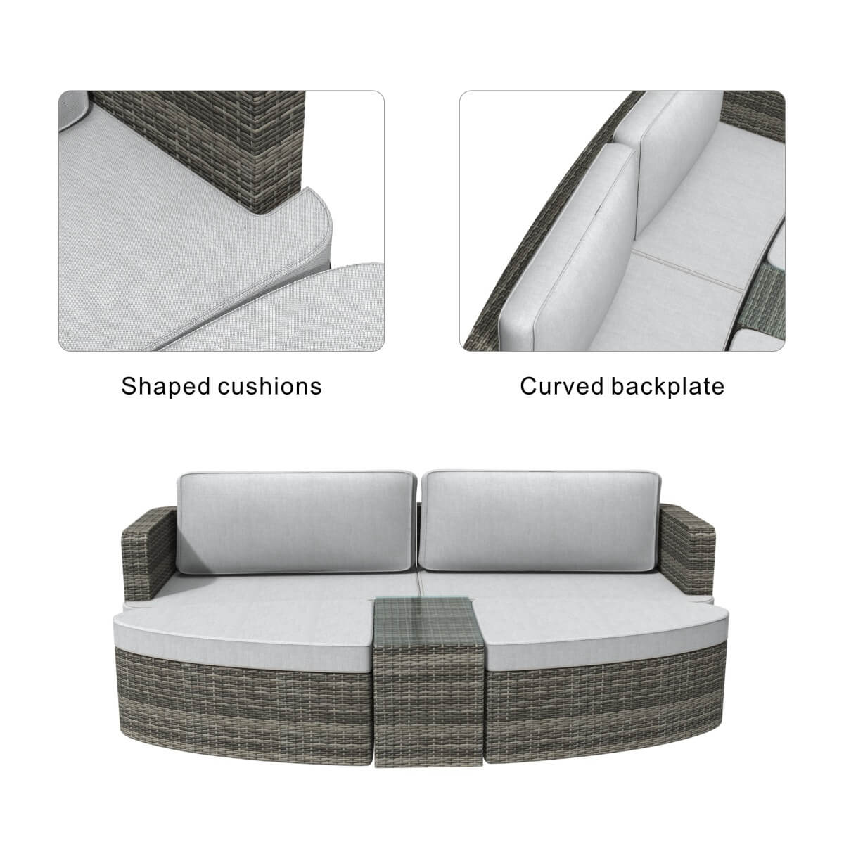 Outdoor Daybed (PAL-1202)