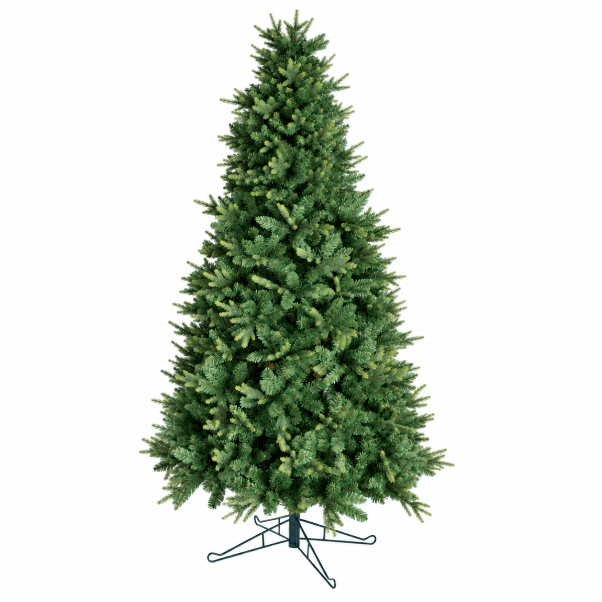 Realistic Full Green PE & PVC Artificial Christmas Tree - Lush Mixed-Foliage Xmas Tree for Festive Home Decoration, 6.5ft/7.5ft/8.5ft