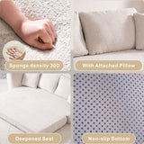 SOFTY Compressed Pull-Out Sofa Bed - Beige