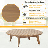 SOLARA 5-Piece Wood Outdoor Sofa Set - 5-Seater