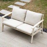 Solid Wood 2-seater Sofa