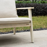 Solid Wood 2-seater Sofa