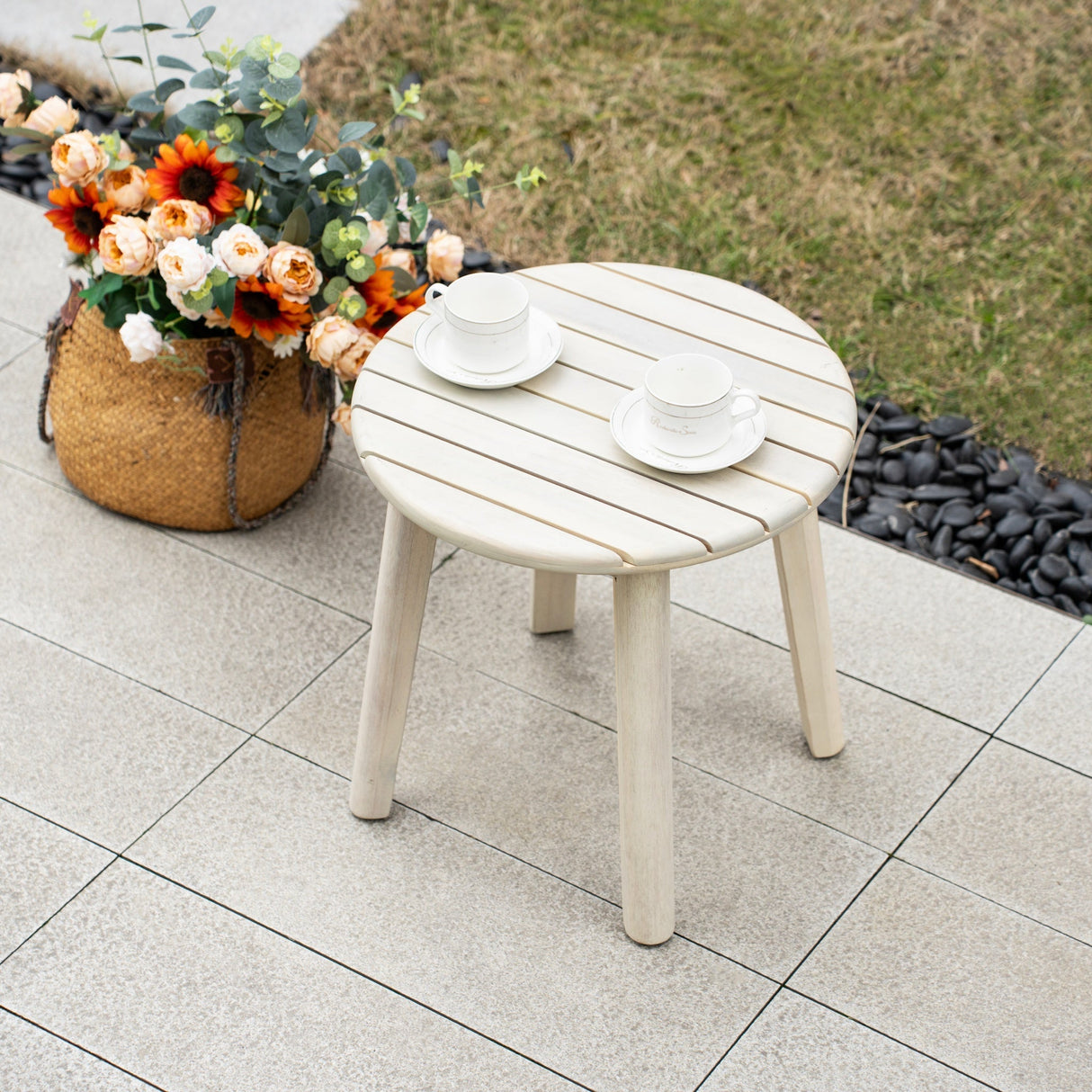 Solid Wood Side Table