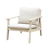 Solid Wood Single Seater Sofa Set of 2