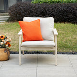 Solid Wood Single Seater Sofa Set of 2
