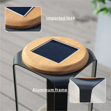 Small Solar LED Outdoor Light - 20x20x3.5cm