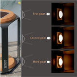 Small Solar LED Outdoor Light - 20x20x3.5cm