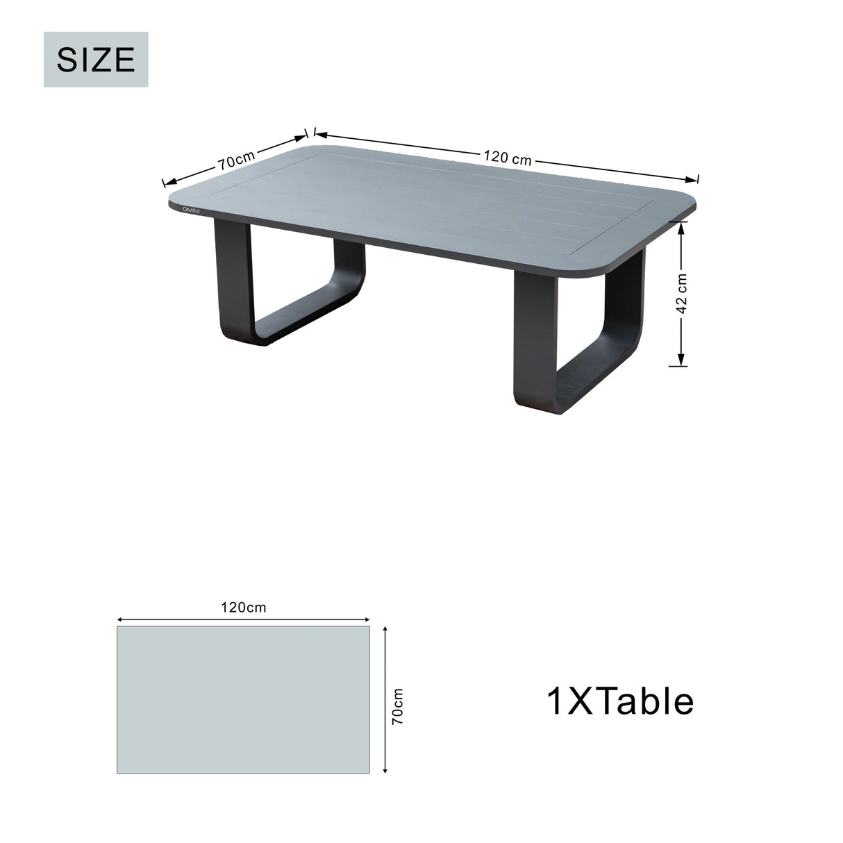 TALARA Aluminium Outdoor Coffee Table