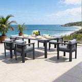 TALARA Aluminium Outdoor Dining Set (6-Seater)