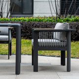 TALARA Aluminium Outdoor Dining Set (6-Seater)