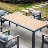 TALARA Aluminium Outdoor Dining Set (6-Seater)