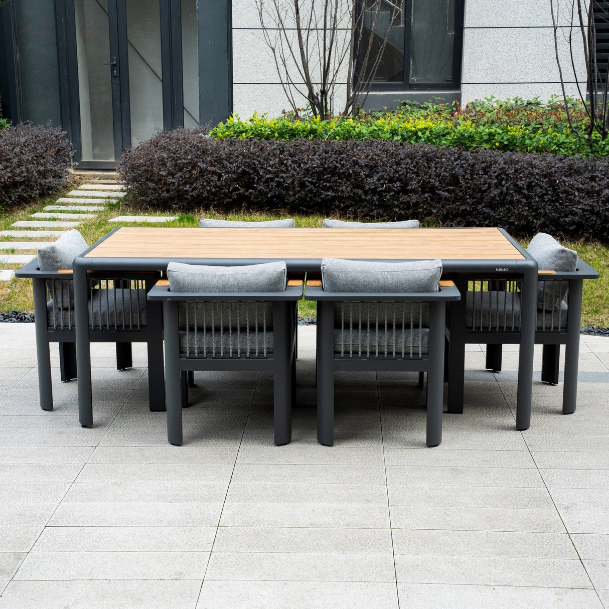 TALARA Aluminium Outdoor Dining Set (6-Seater)
