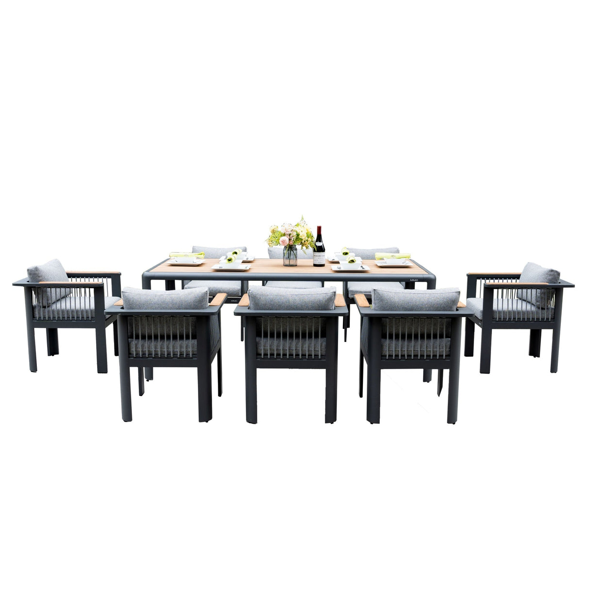 TALARA Aluminium Outdoor Dining Set (8-Seater)