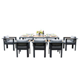 TALARA Aluminium Outdoor Dining Set (8-Seater)