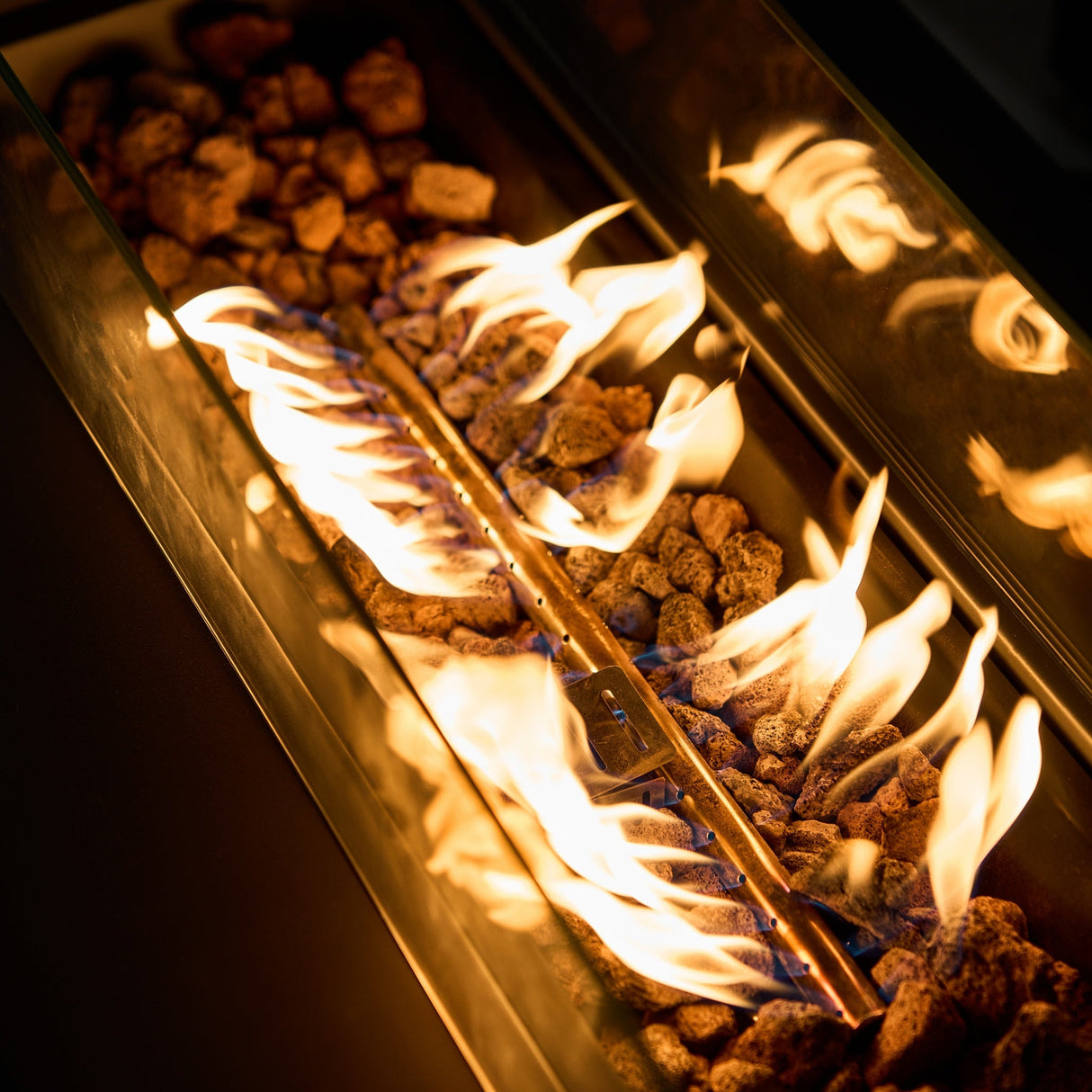 VAREL 4-Piece Sofa Set with ZENITH Fire Pit Table (2 Armchairs + 3-Seater)