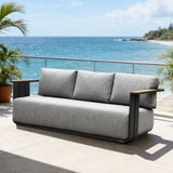 VAREL Aluminium Outdoor 3-Seater Sofa
