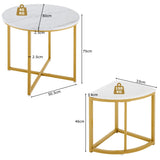 Dining Room Table Set with Four Chairs, MDF Tabletop, Gold-Plated Iron Frame, Velvet Chair, White