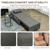 Four-In-One Sleeper Chair - Dark Grey