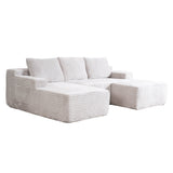 SOFTY Compressed Modular Sofa with Chaise & Ottoman