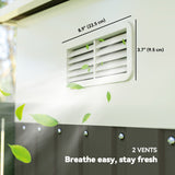 Lean to Metal Garden Shed with Double Sliding Doors and Vents, Grey