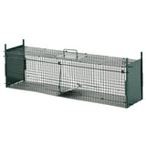 Two-Door Live Trap for Small Animals, Rat and Mice - Dark Green