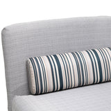 Single Sofa Bed, Foldable 1 Person Sleeper Lounge with Pillow, Grey