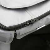 Foldable Pet Stroller, One Click Pushchair Travel Carriage with EVA Wheels, Grey