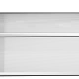 Front Door Canopy, 303 x 96cm Rain Shelter, Clear