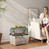 Hamster Cage, Two-Tier with 31cm Deep Tray, Tube System, Multicoloured