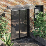 Front Door Canopy Outdoor Awning Rain Shelter 196 x 75cm Clear