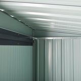 Garden Storage Shed with Sliding Door and Sloped Roof, 5 x 3ft, Black
