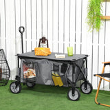 Folding Garden Trolley – Collapsible Camping Wagon, Outdoor Utility Cart