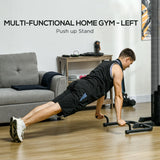 SPORTNOW Multi Gym Workout Station, 65kg Weight Stack, Sit Up Bench, Push Up Stand, Dip Station