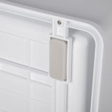 Hooded Cat Litter Box, Portable, Front Entry, Grey