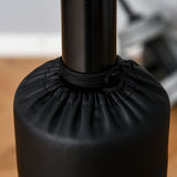 4-in-1 Boxing Punching Bag, Freestanding with Reflex Bar, Adjustable Height, Black