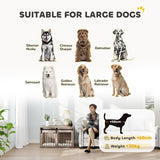 PawHut Dog Crate Furniture with Removable Cushion - Brown