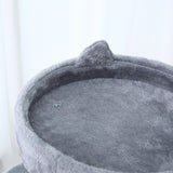 Cat Tree 104 cm, Condo Tower Activity Centre with Scratching Posts, Plush Perch, Hanging Ball - Grey