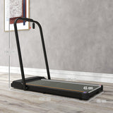 SPORTNOW Walking Pad 2.5HP Folding Treadmill, Orange