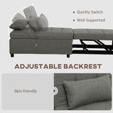 Four-In-One Sleeper Chair - Dark Grey