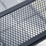 BBQ Gazebo Grill Canopy Barbecue Tent Shelter Patio Deck Cover 2.5M (8ft) Double-Tier - Grey