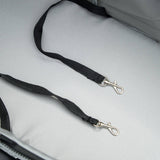 No-Zip Pet Stroller One-Click Fold Travel Pushchair with EVA Wheels, Grey