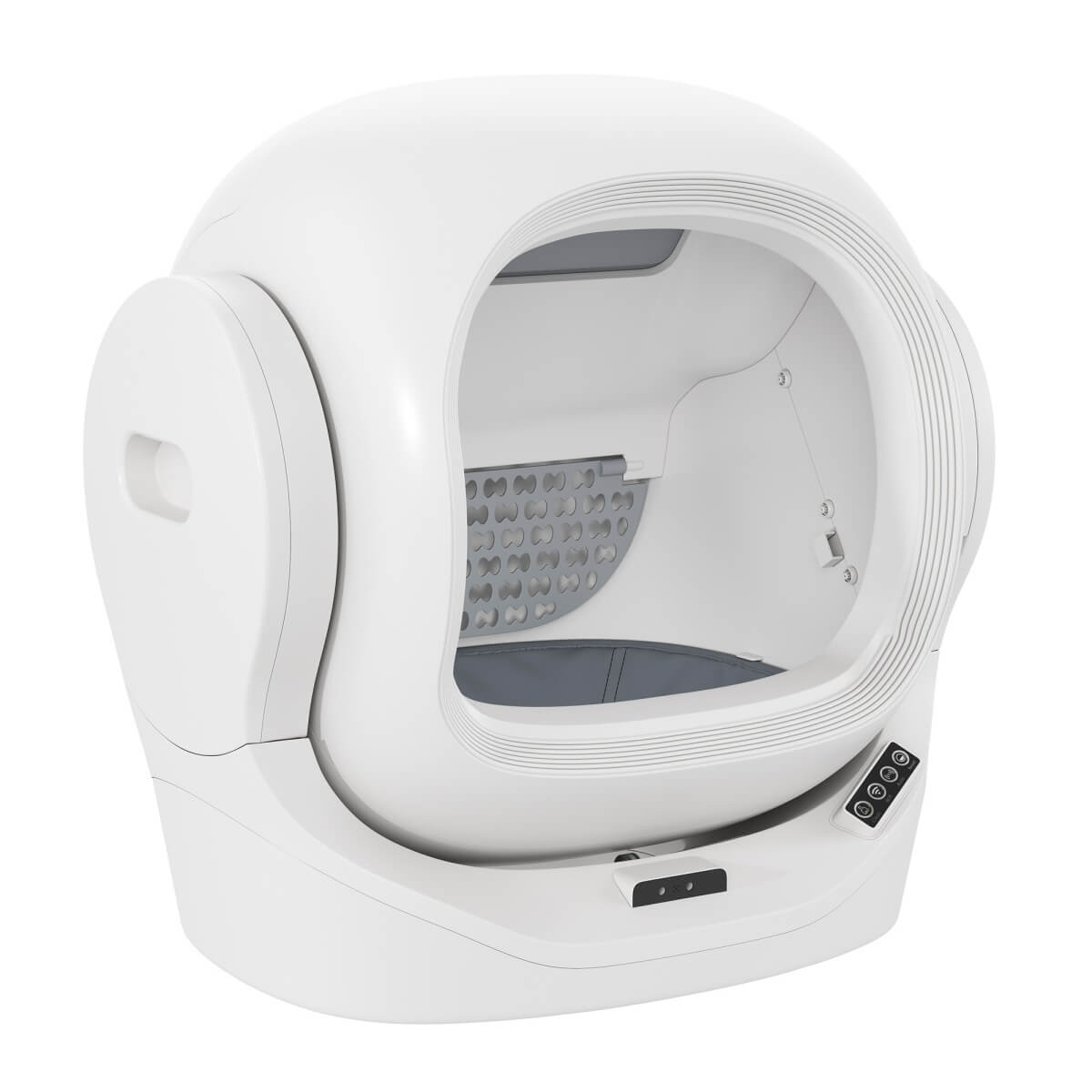 68L Smart Automatic Cat Litter Box with App Control - Self-Cleaning Litter Tray with 8L Waste Bin, Infrared Safety Sensor & Quiet Operation